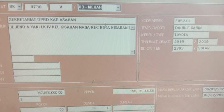 Sekwan DPRD Asahan