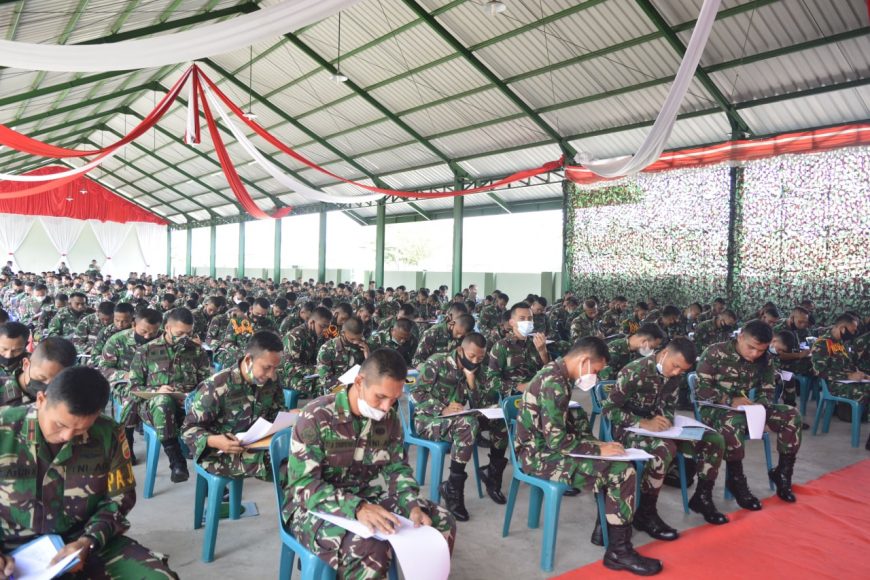 Litpers Batalyon Arhanud 11/WBY dalam Rangka Satgas Pam Rahwan Maluku 2 Litp