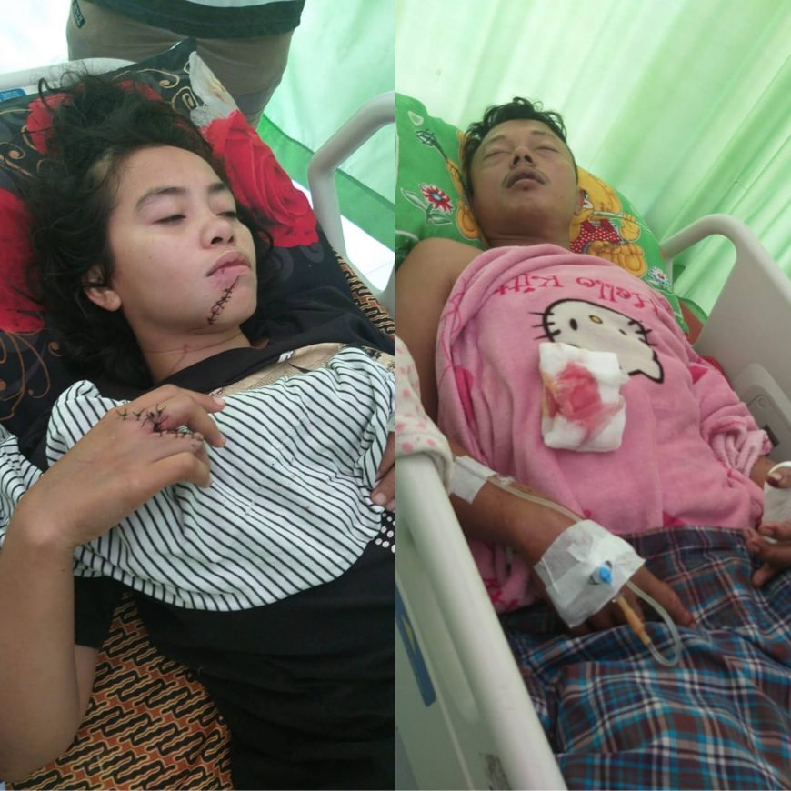 Suami Istri Kritis Dibacok Perampok di Tanjung Pura Langkat 2 Pasutri