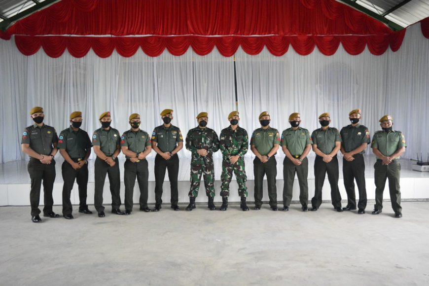 Tradisi Korps Pindah Satuan Prajurit Batalyon Arhanud 11/WBY 4 Pindahh