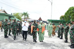 Kunjungi Kodim 0210/TU, Kasdam I/BB Diulosi Forkopimda Taput