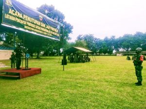 Danrindam I/BB Tutup Latihan Penyiapan Pratugas Satgas Pengamanan Daerah Rawan Maluku dan Maluku Utara Batalyon Arhanud 11/WB Y TA 2021