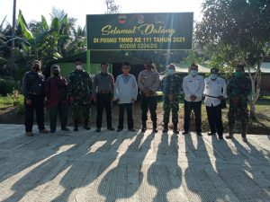 Tim Dispenad Kunjungi Lokasi TMMD 111 Kodim 0204/DS