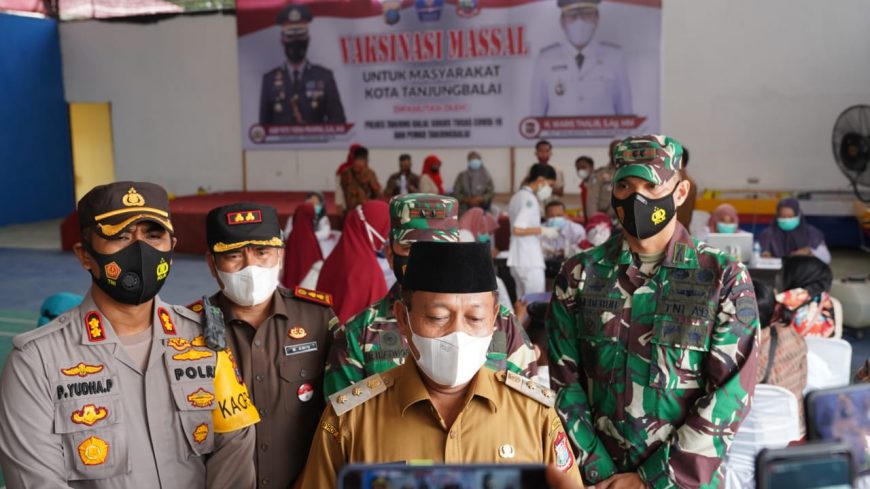 Ini Cara Polres Tanjungbalai Kendalikan Covid