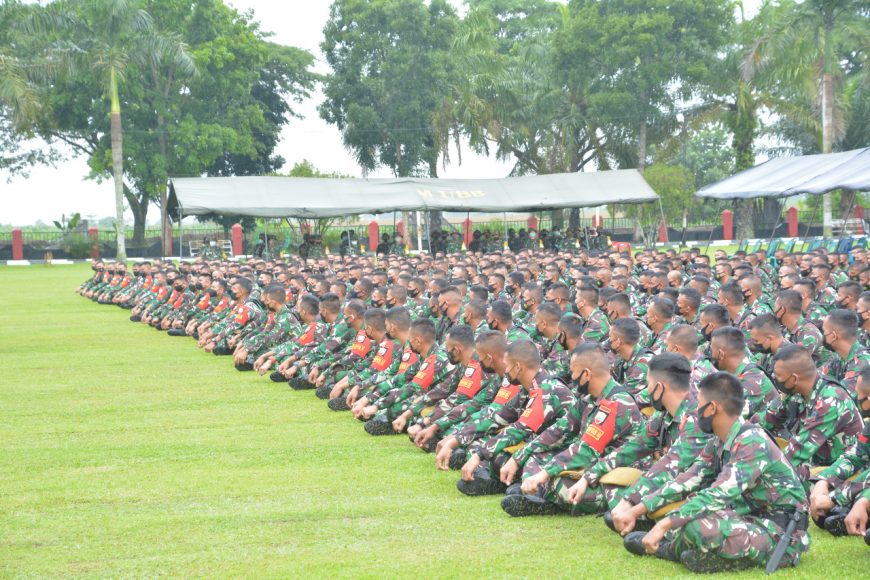 Pengarahan Pangdam I/BB Kepada Peserta Latihan Pratugas Operasi Satgas Pengamanan Daerah Rawan Maluku dan Maluku Utara Yonarhanud 11/WBY TA 2021 4 IMG 20210615 WA0093