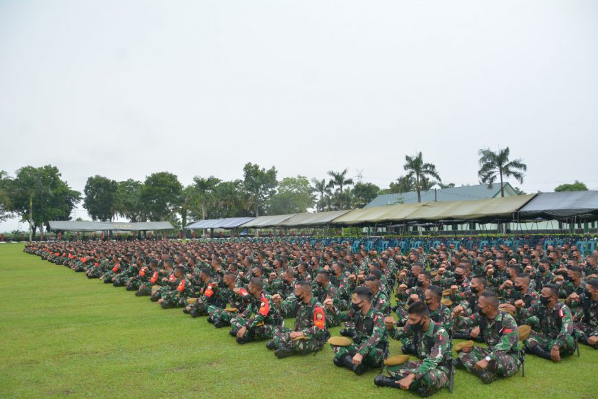 Pengarahan Pangdam I/BB Kepada Peserta Latihan Pratugas Operasi Satgas Pengamanan Daerah Rawan Maluku dan Maluku Utara Yonarhanud 11/WBY TA 2021 5 IMG 20210615 WA0094