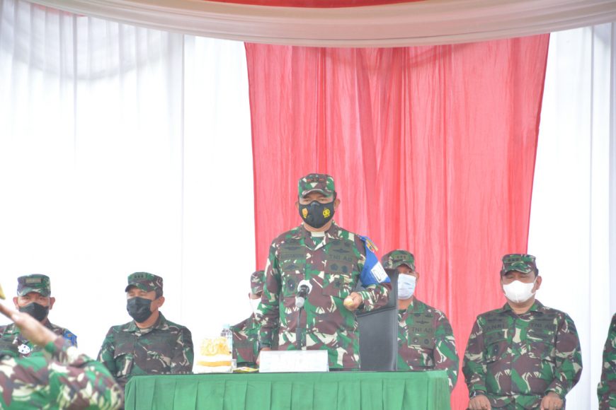 Pengarahan Pangdam I/BB Kepada Peserta Latihan Pratugas Operasi Satgas Pengamanan Daerah Rawan Maluku dan Maluku Utara Yonarhanud 11/WBY TA 2021 2 IMG 20210615 WA0096