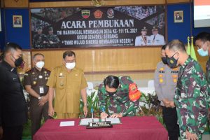 Bupati Deliserdang Ajak Semua Pihak Dukung TMMD ke-111 Kodim 0204/DS