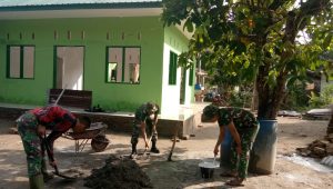 Satgas TMMD Kodim 0204/DS Terus Percantik Musholla Al Kahfi