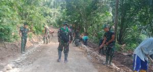 Komandan SSK TMMD Kodim 0204/DS Apresiasi Bantuan Warga di Lokal