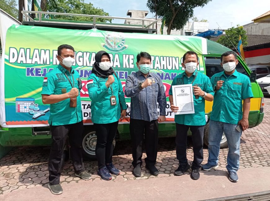Sambut HBA ke-61 Thn 2021, Penkum Kejati Sumut Sosialisasi Vaksin Covid-19 di Tiga Kecamatan