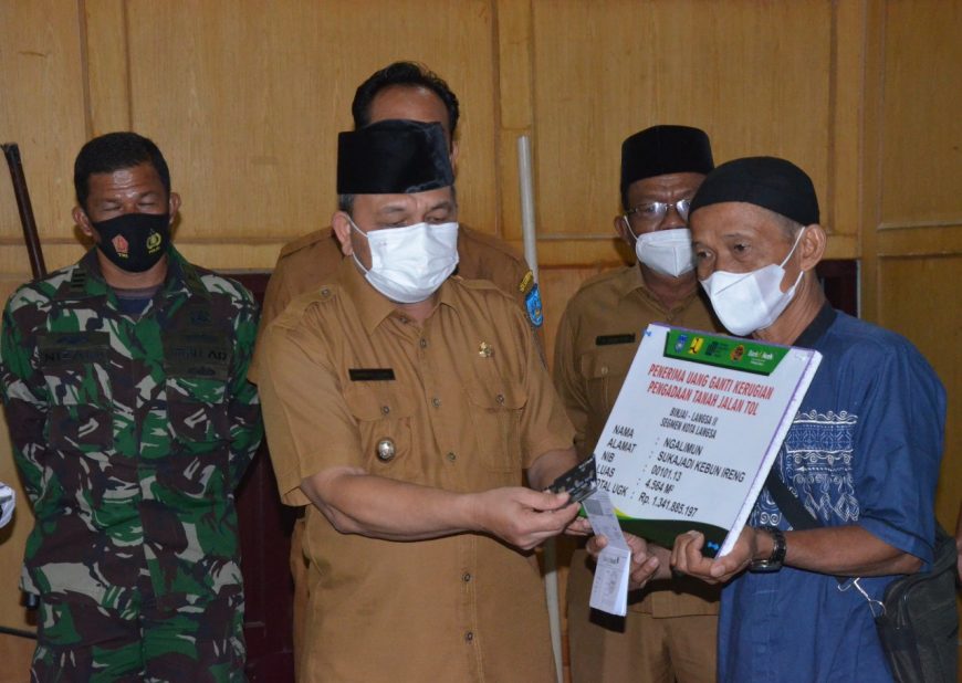 Wakil Walikota Langsa Saksikan Penyerahan Ganti Rugi Tanah Pembangunan Jalan Tol