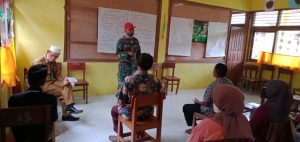 Satgas TMMD/N ke 111 Kodim 0306/50 Kota Dan Dinas Perikanan Laksanakan Penyuluhan