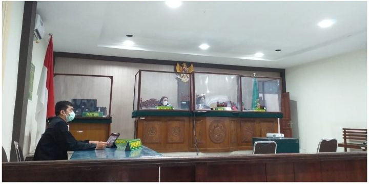 Sidang virtual PN Balige