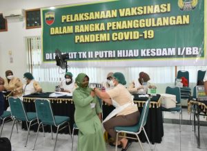 Kodam I/BB Percepat Proses Vaksinasi