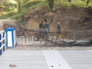 Dansatgas TMMD Kodim 0204/DS Pastikan Ketahanan Konstruksi Jembatan yang Telah Rampung