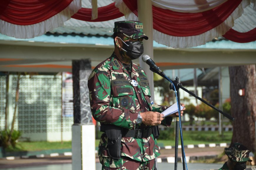 Pangdam I/BB Buka Latihan Pratugas Ops Pamtas RI-PNG Yonif 123/Rajawali