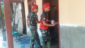 Pembangunan Rumah Layak Huni TMMD/N ke 111 Sudah Sampai Tahap Pengecatan