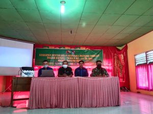 Anggota Satgas TMMD/N Ke 111 Adakan Penyuluhan Sehat Medsos di Nagari Maek