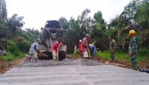 TMMD Ke-111 Kodim 0204/DS Wujudkan Sarana Jalan Impian Warga