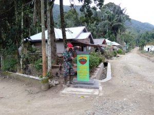 Danramil 02/Pkl Kunjungi Lokasi TMMD/N ke 111