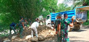Semangat Satgas TMMD 111 Kodim 0204/DS Tak Kendor Jelang Akhir Penugasan
