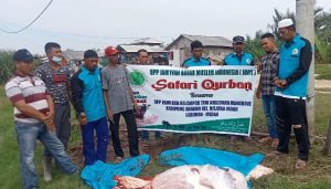 Safari Kurban DPP JBMI di Kampong Chaidir Labuhan, 5 Ternak Disembelih