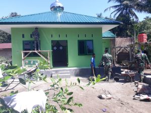 TMMD Kodim 0204/DS, Rehab Musholla Al Kahfi Masuki Tahap Penyelesaian Akhir