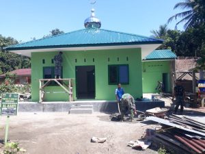 Nyaris Kelar, Satgas TMMD Kodim 0204/DS Semen Teras Musholla Al Kahfi