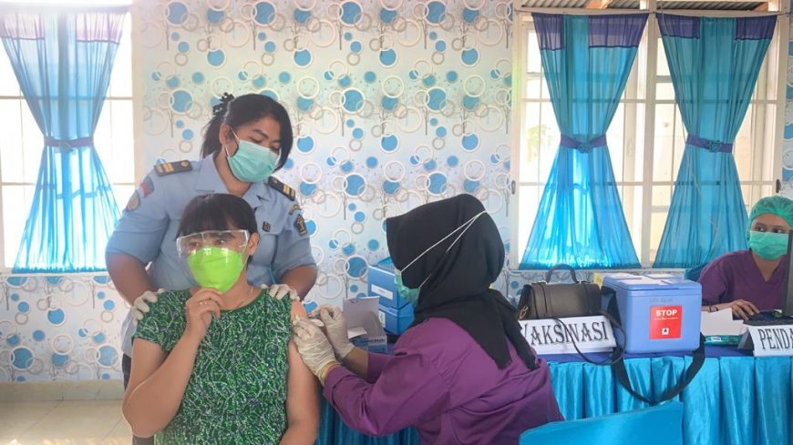 Rutan Perempuan Kls 2-A Medan Laksanakan Vaksin Tahap Dua 2 Vak