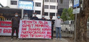 KM3 Sumut Demo Desak Polisi Lanjutkan Penyelidikan Dugaan Korupsi BOT PDAM Dengan PT TLM