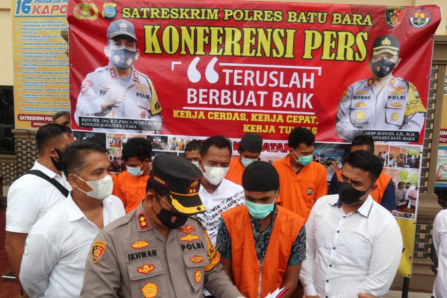 Polres Batubara Ungkap 7 Kasus Tindak Kejahatan Pencurian 4 2 1 5