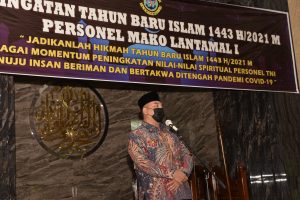 Lantamal I Belawan Peringati Tahun Baru Islam 1443 H