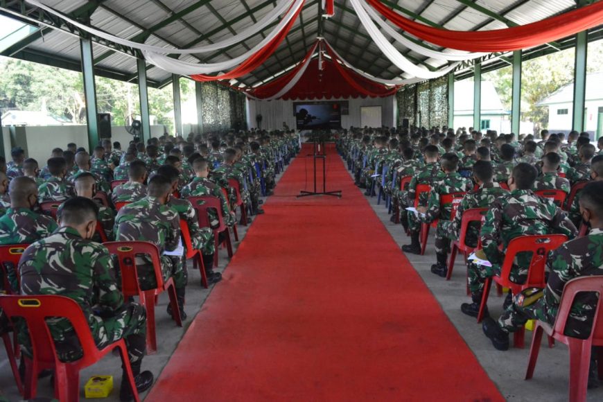 Tim Pusat Pembinaan Mental TNI-AD Beri Pembekalan Bintalidjuang di Yonarhanud 11/WBY 5 arhanud 11