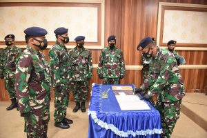 Dansatrol Lantamal I Pimpin Acara Sertijab Komandan KRI Siliman-848