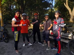 Tingkatkan Kebugaran, Gowes Jurnalis Keliling Kota Medan