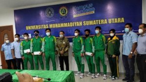 Tujuh Atlet Sumut Siap Berlaga di PON Papua, dapat Tali Asih dari Rektor UMSU