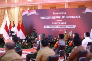 Danlantamal I dan Forkopimda Sumut Terima Pengarahan Presiden Republik Indonesia