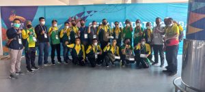 Tim Biliar PON XX Sumut Tiba di Mimika, Targetkan 4 Emas