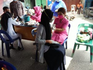 Polsek Kota Kisaran Geber Vaksinasi Massal