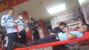 Peran Kemanusiaan dan Peringati Hari Dharma Karyadhika Ke-76, Rutan Klas I Labuhan Deli Gelar Donor Darah