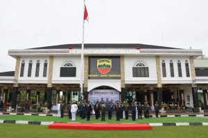 Pangdam I/BB Ikuti Upacara HUT ke-76 TNI Tahun 2021 secara Virtual