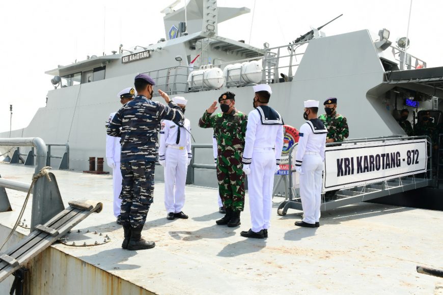 Irjen TNI Tinjau KRI Karotang- 872 di Lantamal I 2 IMG 20211007 WA0123