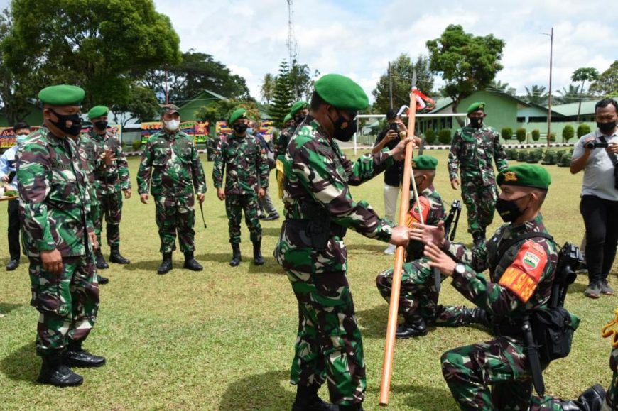 Pangdam I/BB Pimpin Upacara Pelepasan Satgas Yonif 123/Rajawali di Padang Sidempuan 2 IMG 20211008 WA0143