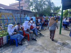 Lantamal I Berikan Vaksin Dosis 1 dan 2 Kepada Siswa Al-Fattah