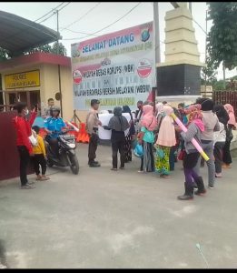 Diduga Gegara Mafia Tanah, Polres Pelabuhan Belawan Didemo Puluhan Warga Paluh Kurau