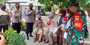 Polres Asahan Gelar Vaksinasi Door to Door Sasar Penyandang Disabilitas dan Lansia