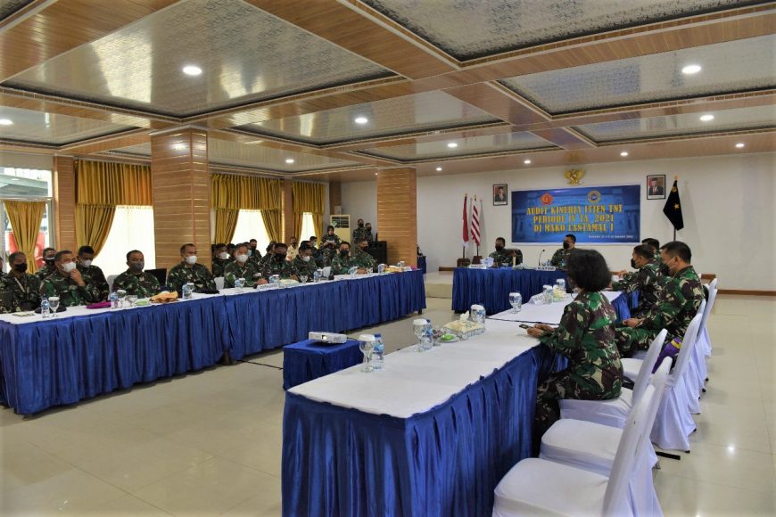 Inspektorat Jenderal TNI Laksanakan Audit Kinerja Lantamal I 2 TNI AL