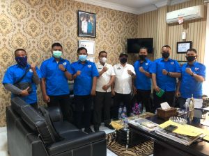 Caretaker DPK KNPI Medan Deli Audiensi Dengan Camat Medan Deli