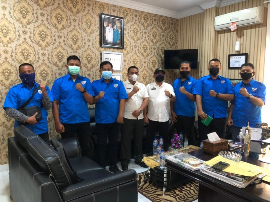 Caretaker DPK KNPI Medan Deli Audiensi Dengan Camat Medan Deli